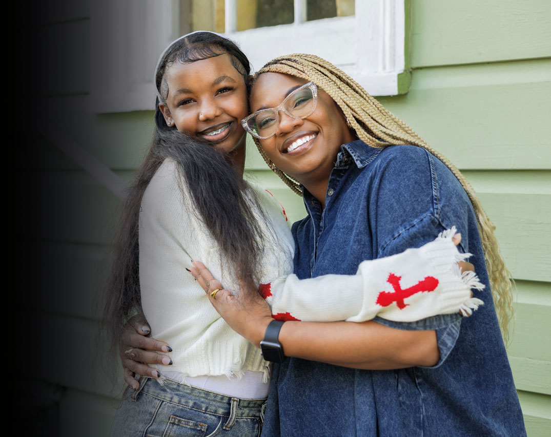 Two Women Hugging